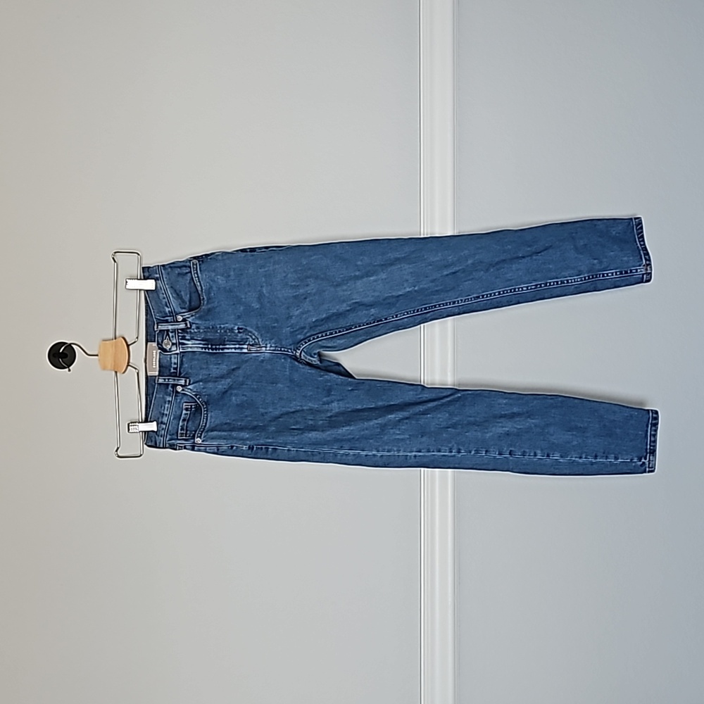 Everlane The High Rise Skinny Jeans 24 Ankle Blue